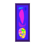 Abstrakte Malerei-Glück-viel Glück-Freude (57) Galerie Gefaltete Leinwand