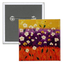 "Abstrakte Mohnblumen 2" durch Linda Powell~Button