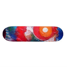 abstrakte Plattform Personalisiertes Skatedeck