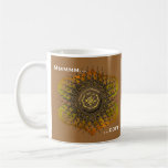 Abstrakter brauner Entwurf Kaffeetasse