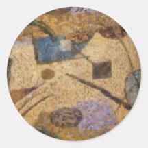 Abstrakter Entwurf Runde Sticker
