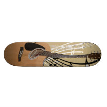 Abstrakter GitarreSkateboard Personalisierte Skateboarddecks