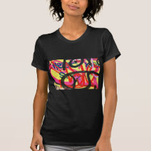 abstrakter Graffitihintergrund Shirts
