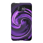 Abstrakter lila Kasten der Insel-Wellen-Galaxie S2 Samsung Galaxy S2 Case