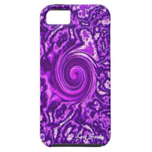 Abstrakter lila Kasten Iphone5 der verlorenen Soul iPhone 5 Schutzhüllen