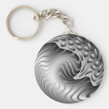 Abstrakter Metalldruck Keychain Schlüsselanhänger