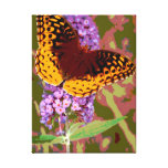 Abstrakter Schmetterling eingewickelte Leinwand Gespannter Galeriedruck