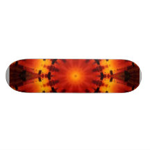 ABSTRAKTER SONNENUNTERGANG BEDRUCKTE SKATEBOARDDECKS