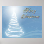 Abstrakter Weihnachtsbaum Posterdrucke