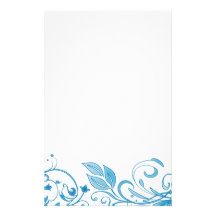 Abstraktes Blumenbriefpapier Bedrucktes Papier