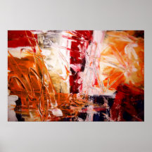 Abstraktes Expressionist-Kunst-Plakat-moderne Druc