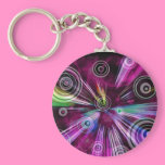 Abstraktes keychain schlüsselanhänger