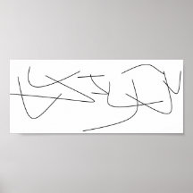 Abstraktes Kunst-Plakat