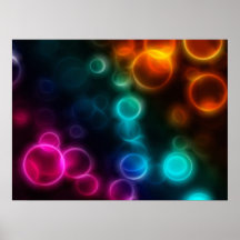 Abstraktes Licht-Plakat
