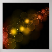 Abstraktes Licht-Plakat