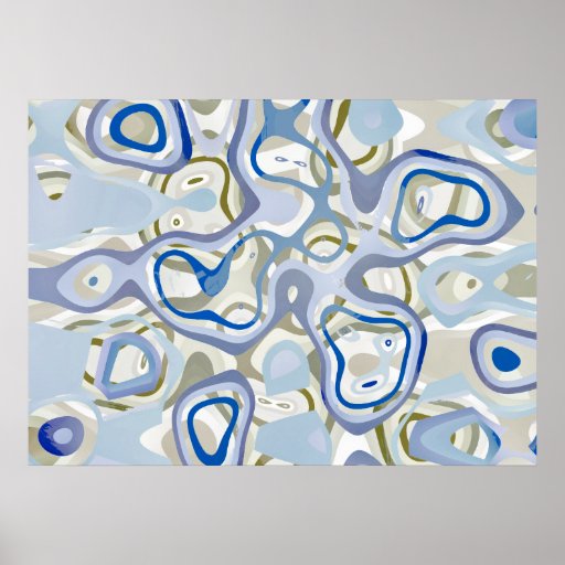 Abstraktes Plakat - Dezember