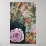 Abstraktes Plakat Rosie