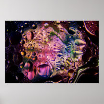 Abstraktes psychedelisches Plakat 1