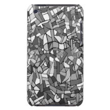 Abstraktes Schwarzweiss-Mosaik iPod Touch Cover