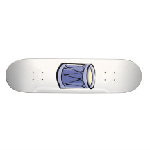 Abstraktes Vintages Bild der blauen Seil-Spannungs Personalisierte Skatedecks