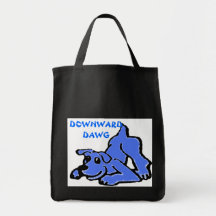 ABWÄRTS DAWG Yoga-Taschentasche