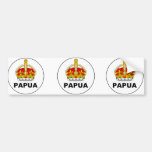 Abzeichen das Gebiet Papua, Papua-Neu-Guinea Autosticker