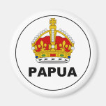 Abzeichen das Gebiet Papua, Papua-Neu-Guinea Magnete