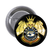 Abzeichen des Sheriff-Bereichs-5 Buttons
