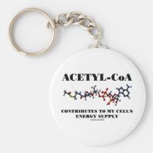 Acetyl-CoA trägt zur Energieversorgung meiner Zell Schlüsselanhänger