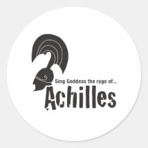 Achilleus Runde Aufkleber