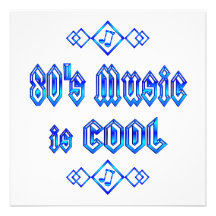 Achtzigerjahre Musik ist cool Ankündigung