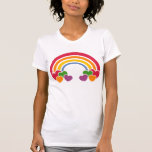Achtzigerjahre Regenbogen'n-Herz-T-Shirt