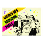 Achtzigerjahre Rockstar Party Einladung