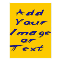 Addieren Sie Ihr eigenes Bild oder Text Postkarte