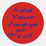 Addieren Sie Ihr eigenes Bild oder Text Sticker