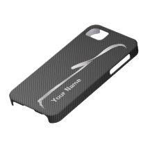 "addieren Sie Ihre Namens" Kabriolett-Silhouette d iPhone 5 Schutzhülle
