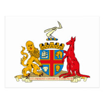 Adelaide-Wappen Postkarte postkarten