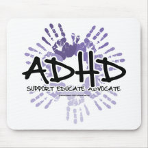 ADHD Handprint Mousepad