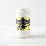 Adler mit coolem Bierbecher der Gitarre Tee Haferl