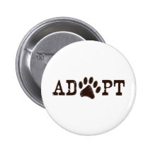 Adoptieren Sie ein Tier Anstecknadelbuttons