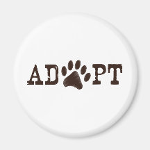 Adoptieren Sie ein Tier Kühlschrankmagnete
