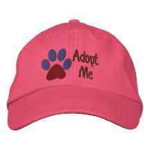 Adoptieren Sie mich PawPrint Tier-Adoption Baseballkappe