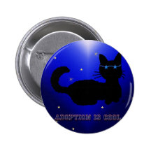 Adoption ist cool anstecknadelbutton