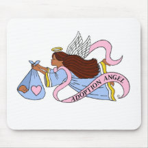Adoptions-ethnischer Engel Mousepad