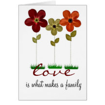 Adoptionsfamilienkarte