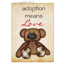 Adoptionsglückwunschkarte