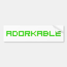 Adorkable Autoaufkleber