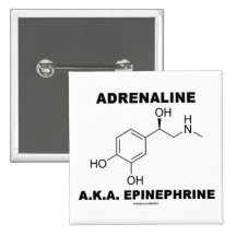 Adrenaline-ALIAS Adrenalin (Chemie) Button