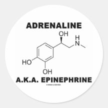 Adrenaline-ALIAS Adrenalin (Chemie) Sticker