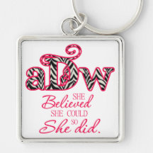 ADW Keychain großes Quadrat Schlüsselbänder
